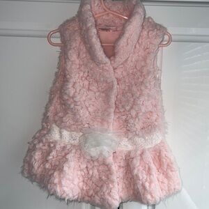Little lass toddler plushy vest